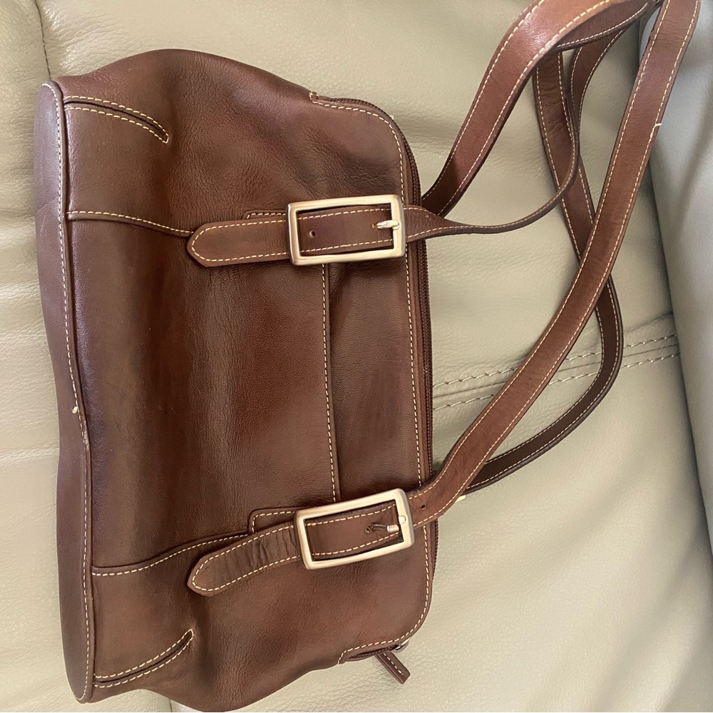 Tignanello Leather Satchel - Picture 4 of 9